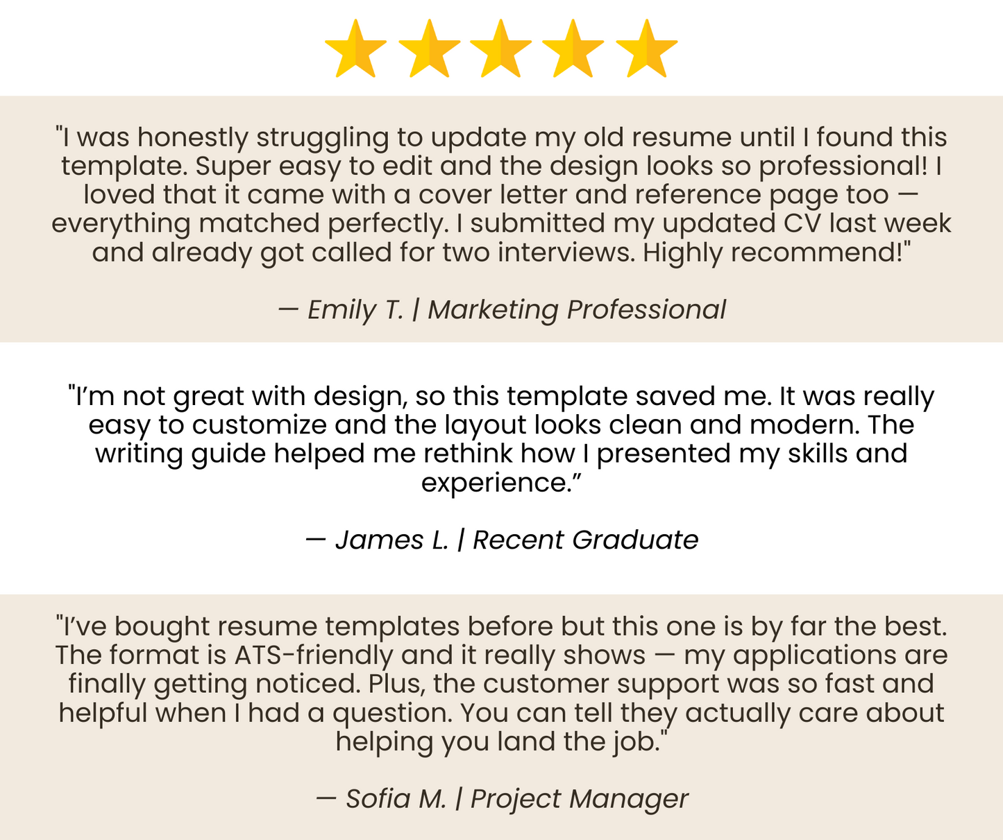First job tech resume templates – Designed for new graduates & career starters