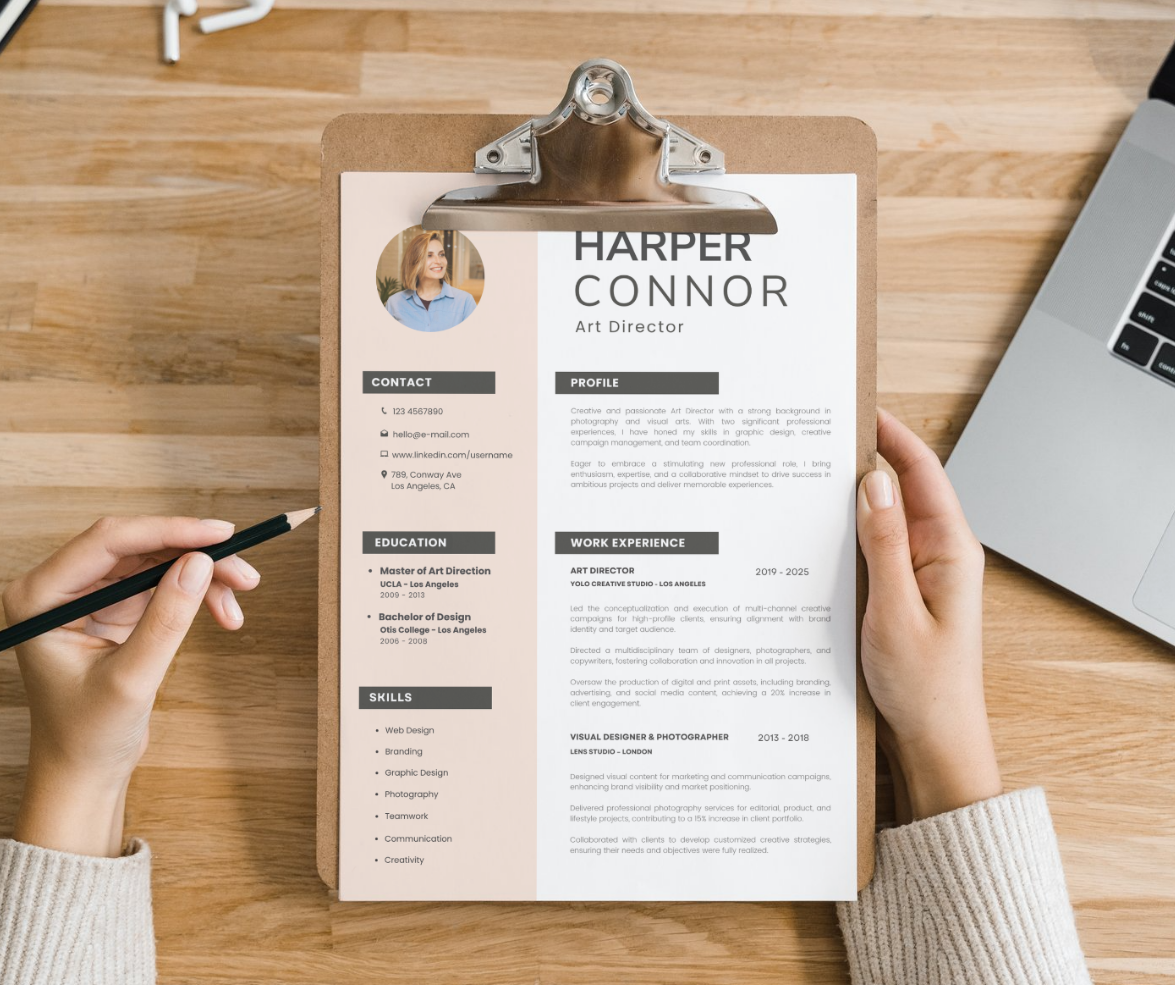 Modern CV template - Editable and ATS friendly