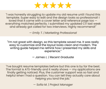 First job tech resume templates – Designed for new graduates & career starters