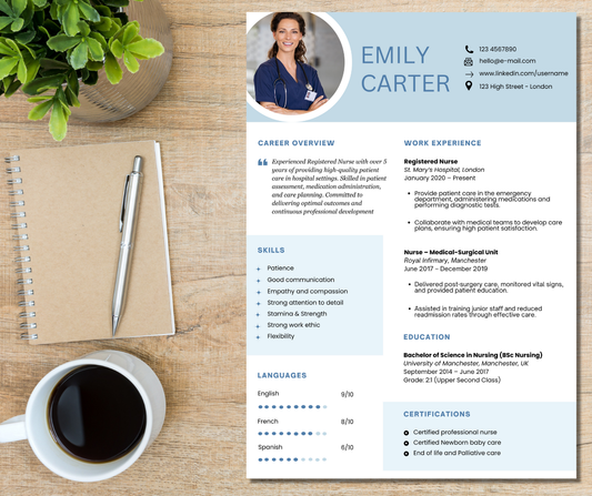 Healthcare resume templates – Professional & ATS-friendly for medical careers